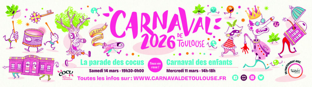 Bannière Tisséo Carnaval de Toulouse